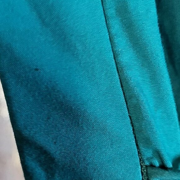 Duo Maternity Stretch Collard Sleeveless Tank With Tie Back Teal Size XL - Picture 5 of 8